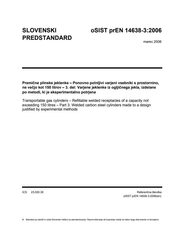 prEN ISO 14638-3:2006