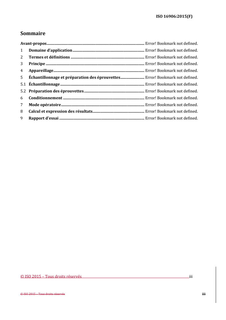 REDLINE ISO 16906:2015 - Revêtements de sol résilients — Détermination de la résistance des soudures
Released:10/30/2024