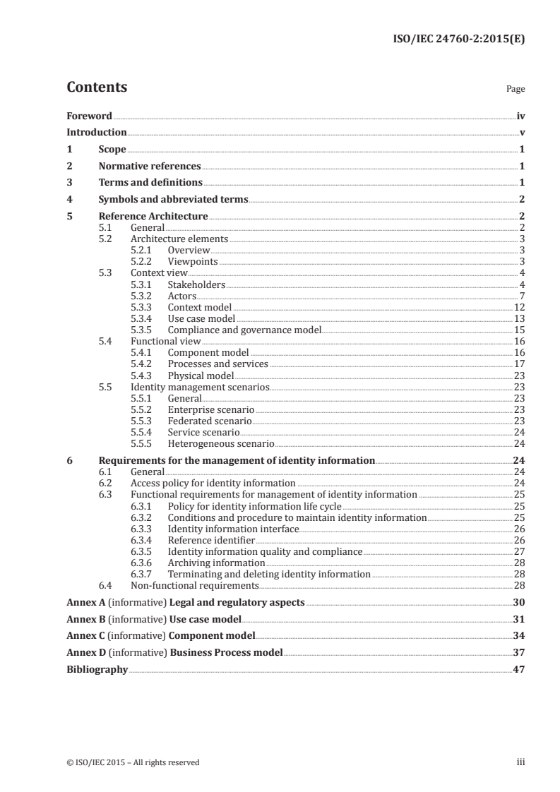 ISO/IEC 24760-2:2015 - Information technology — Security techniques — A framework for identity management — Part 2: Reference architecture and requirements
Released:6/3/2015