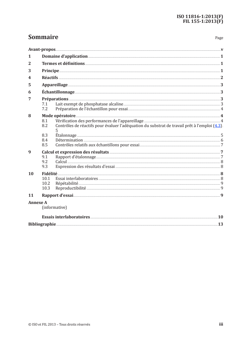 ISO 11816-1:2013 - Lait et produits laitiers — Détermination de l'activité de la phosphatase alcaline — Partie 1: Méthode fluorimétrique pour le lait et les boissons à base de lait
Released:10/22/2013