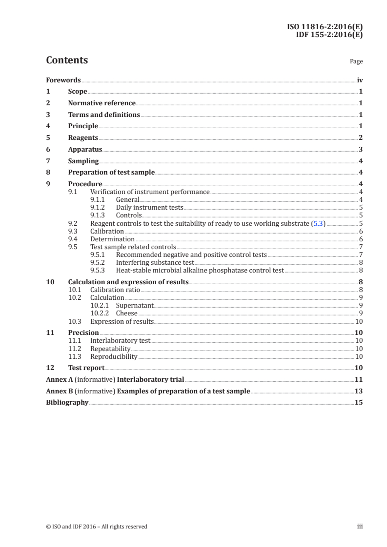 ISO 11816-2:2016 - Milk and milk products — Determination of alkaline phosphatase activity — Part 2: Fluorimetric method for cheese
Released:8/15/2016