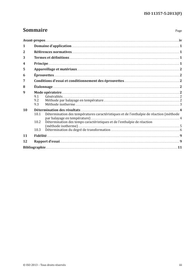 ISO 11357-5:2013 - Plastiques -- Analyse calorimétrique différentielle (DSC)