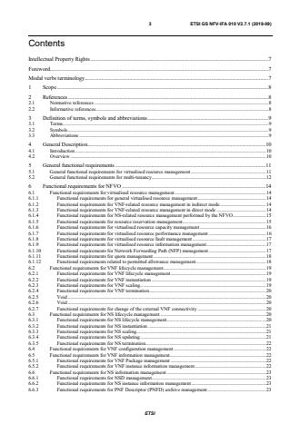 ETSI GS NFV-IFA 010 V2.7.1 (2019-09) - Network Functions Virtualisation (NFV) Release 2; Management and Orchestration; Functional requirements specification