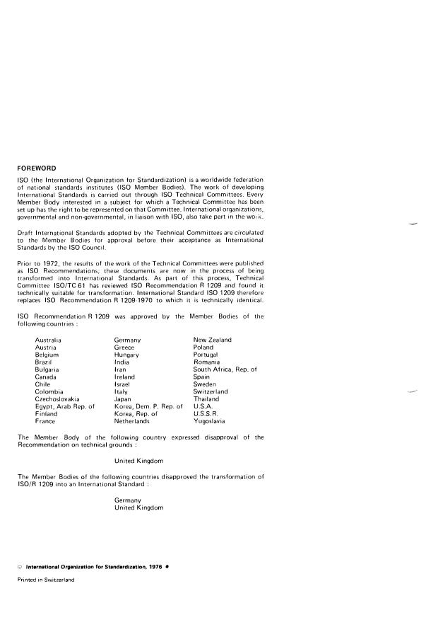 ISO 1209:1976 ISO 1209:1976 - Rigid cellular plastics -- Bending test - Page 2 preview