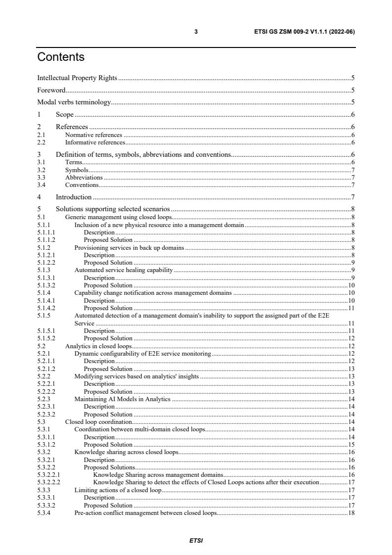 ETSI GS ZSM 009-2 V1.1.1 (2022-06) - Zero-touch network and Service Management (ZSM); Closed-Loop Automation; Part 2: Solutions for automation of E2E service and network management use cases