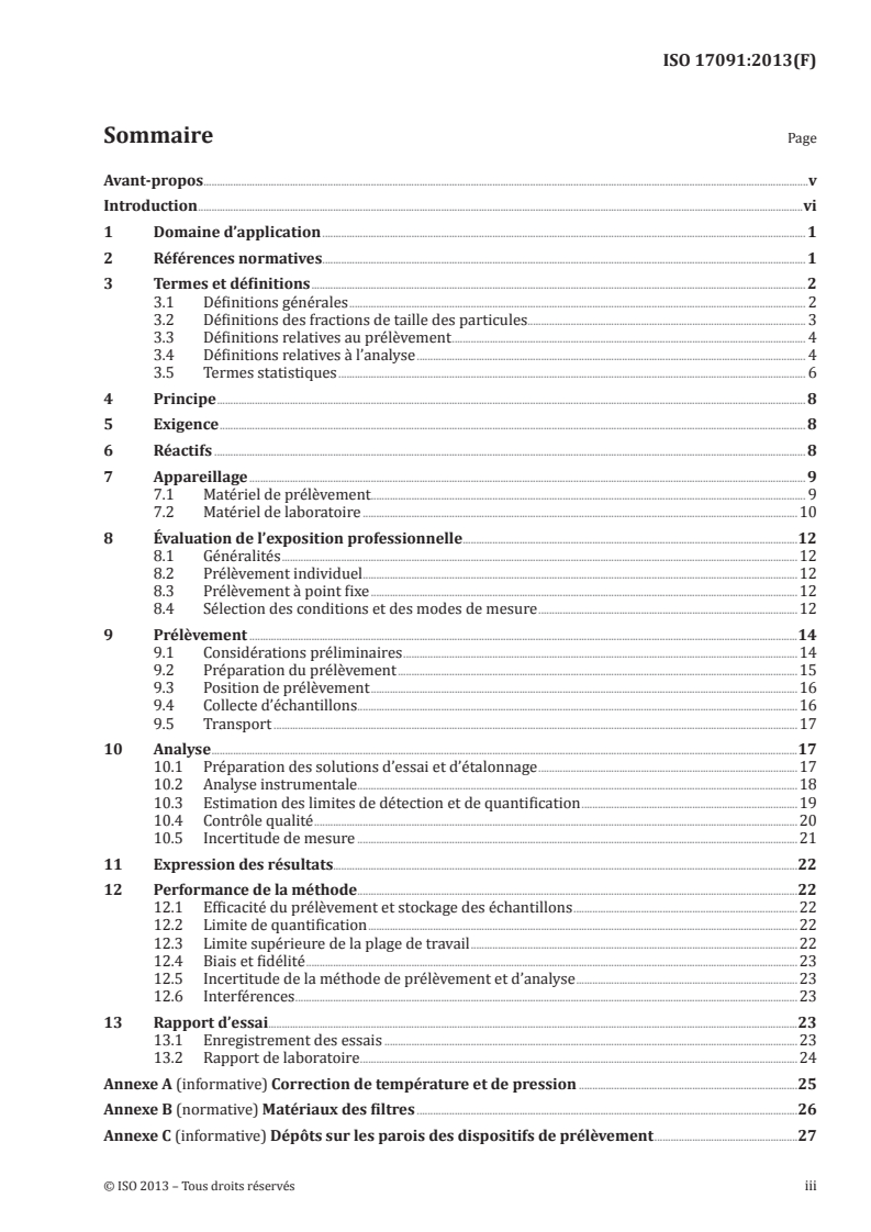 ISO 17091:2013 - Air des lieux de travail — Détermination de la teneur en hydroxyde de lithium, hydroxyde de sodium, hydroxyde de potassium et dihydroxyde de calcium — Méthode par mesurage des cations correspondants par chromatographie ionique
Released:9/11/2013