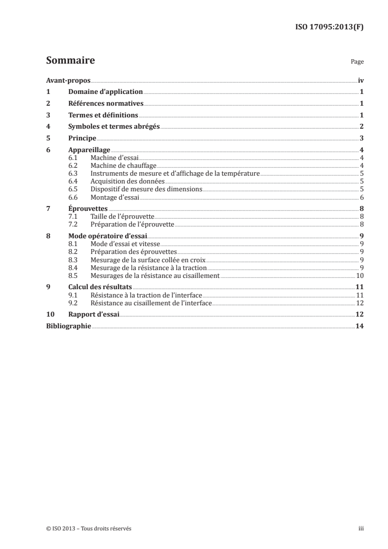 ISO 17095:2013 - Céramiques techniques — Méthode d'essai pour la résistance de l'interface des matériaux céramiques à températures élevées
Released:7/31/2013