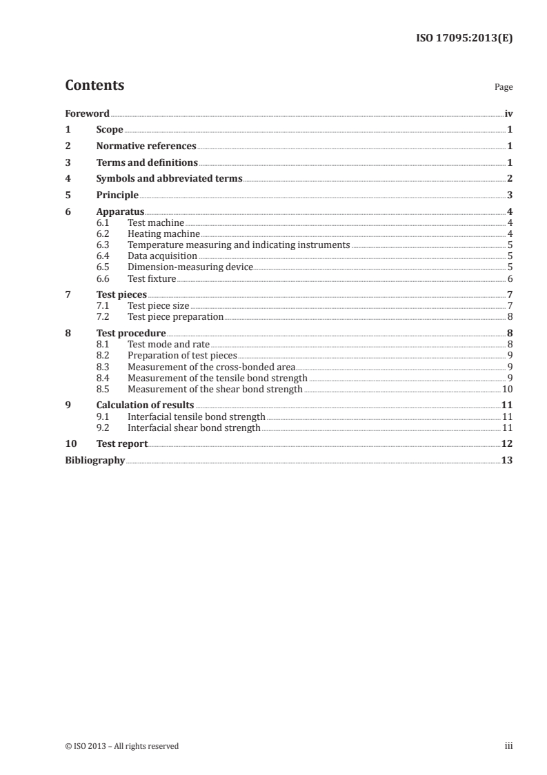 ISO 17095:2013 - Fine ceramics (advanced ceramics, advanced technical ceramics) — Test method for interfacial bond strength of ceramic materials at elevated temperatures
Released:7/31/2013