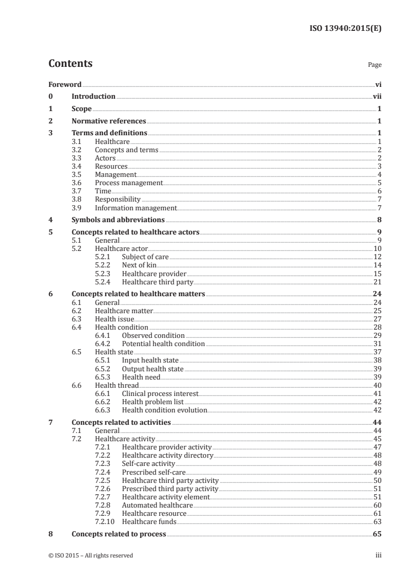 ISO 13940:2015 - Health informatics — System of concepts to support continuity of care
Released:12/16/2015