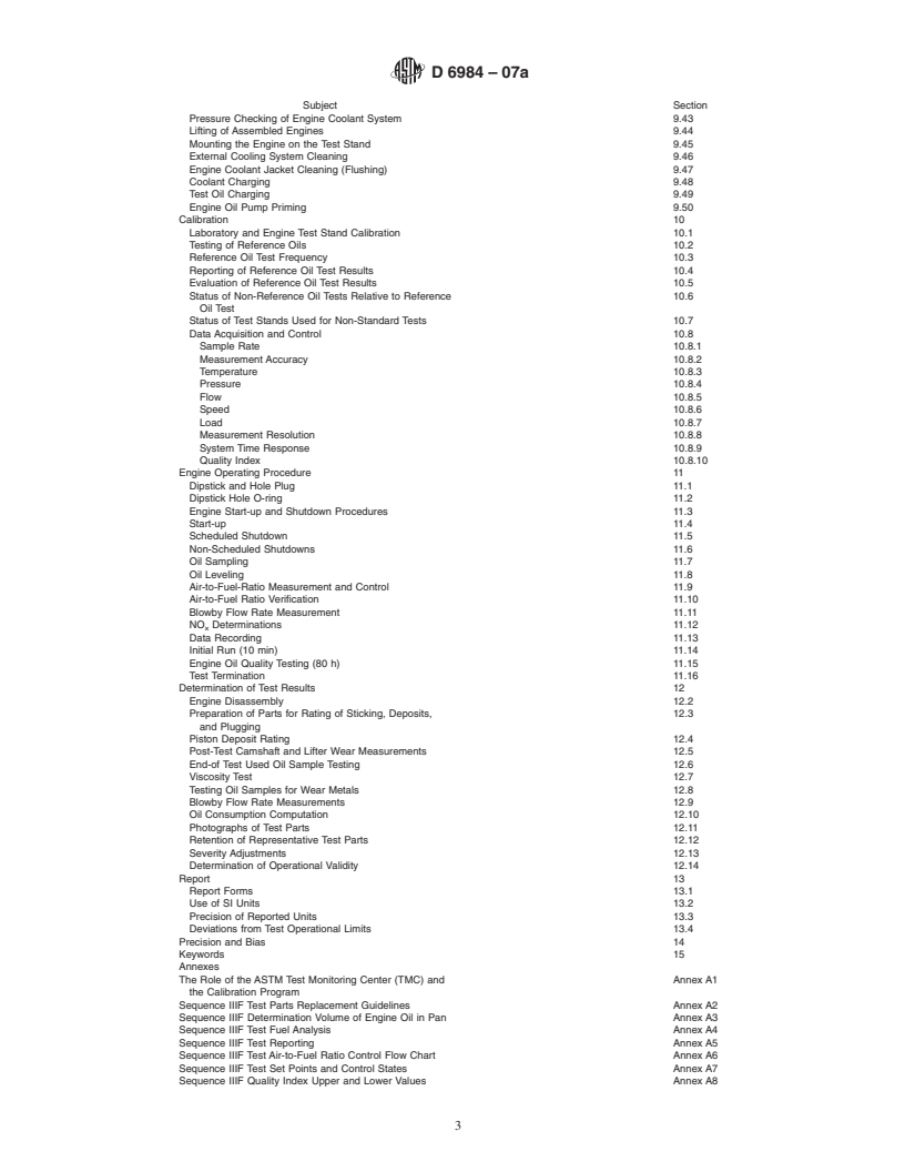 REDLINE ASTM D6984-07a - Standard Test Method for Evaluation of Automotive Engine Oils in the Sequence IIIF, Spark-Ignition Engine