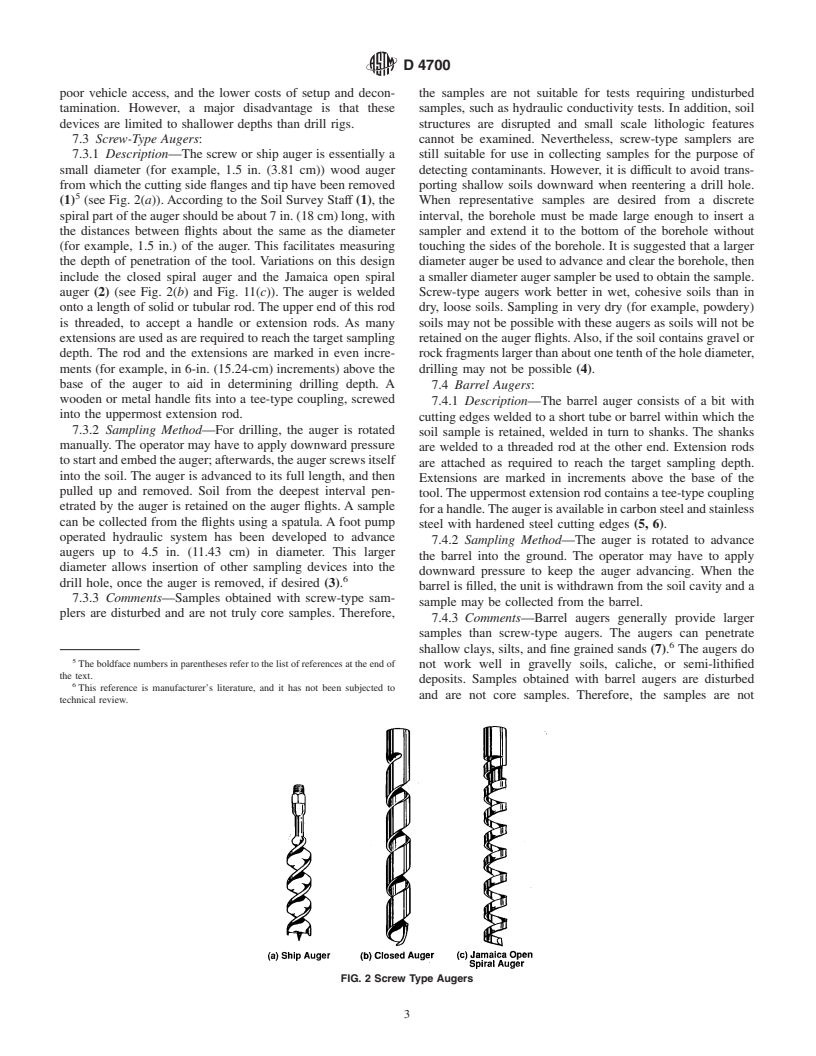 ASTM D4700-91(1998)e1 - Standard Guide for Soil Sampling from the Vadose Zone