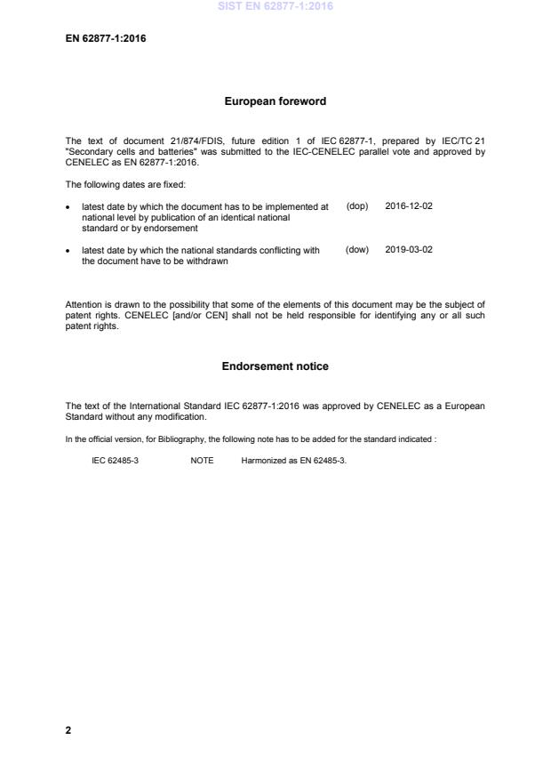 SIST EN 62877-1:2016 SIST EN 62877-1:2016 - Page 4 preview