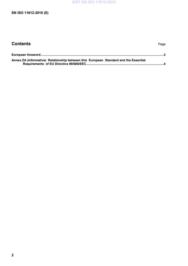 EN ISO 11612:2015 EN ISO 11612:2015 - Page 4 preview