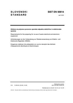 EN 50614:2020 - Page 1 preview