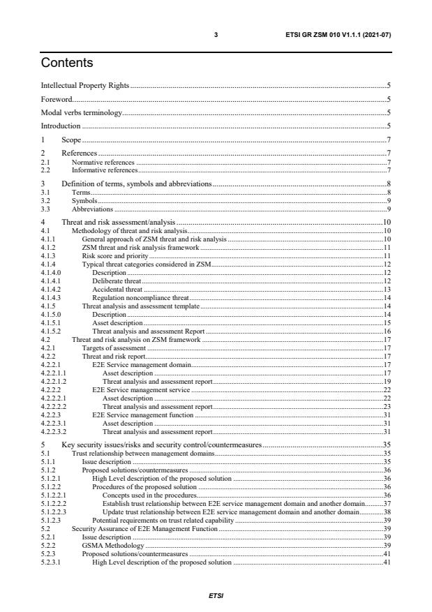 ETSI GR ZSM 010 V1.1.1 (2021-07) - Zero-touch network and Service Management (ZSM); General Security Aspects