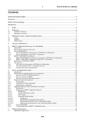 ETSI TS 103 464 V1.2.1 (2020-05) - Hybrid Broadcast Broadband TV Application Discovery over Broadband