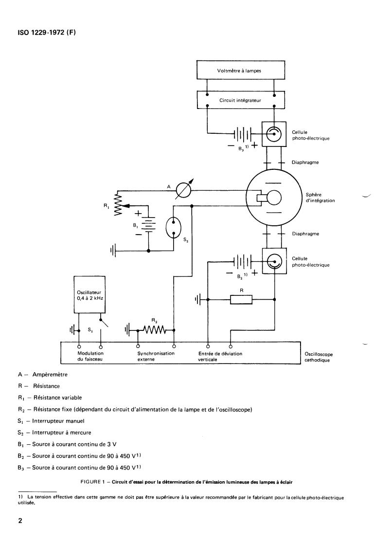 ISO 1229:1972 ISO 1229:1972 - Photography — Expendable photoflash lamps — Determination of the light output
Released:8/1/1972 - Page 4 preview