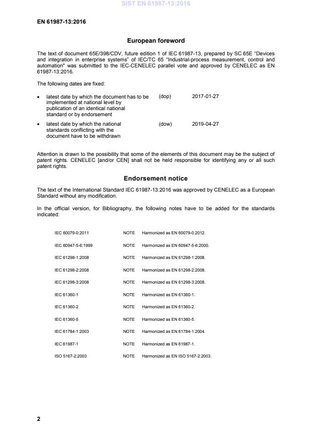 SIST EN 61987-13:2016 SIST EN 61987-13:2016 - Page 4 preview