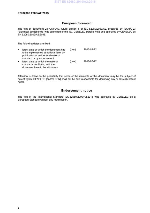 SIST EN 62080:2010/A2:2015 SIST EN 62080:2010/A2:2015 - Page 4 preview