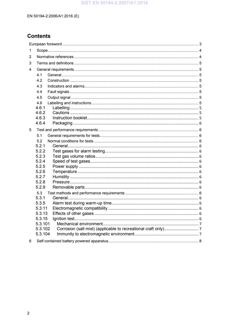 EN 50194-2:2006/A1:2016 EN 50194-2:2007/A1:2016 - Page 4 preview