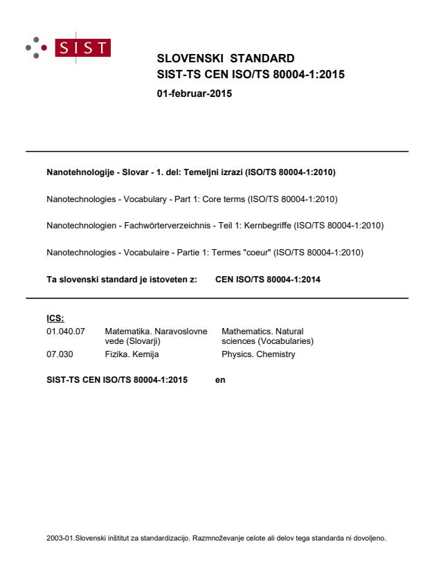 TS CEN ISO/TS 80004-1:2015