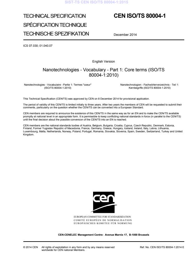 TS CEN ISO/TS 80004-1:2015
