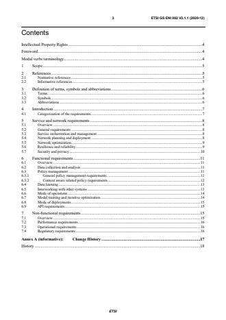 ETSI GS ENI 002 V3.1.1 (2020-12) - Experiential Networked Intelligence (ENI); ENI requirements