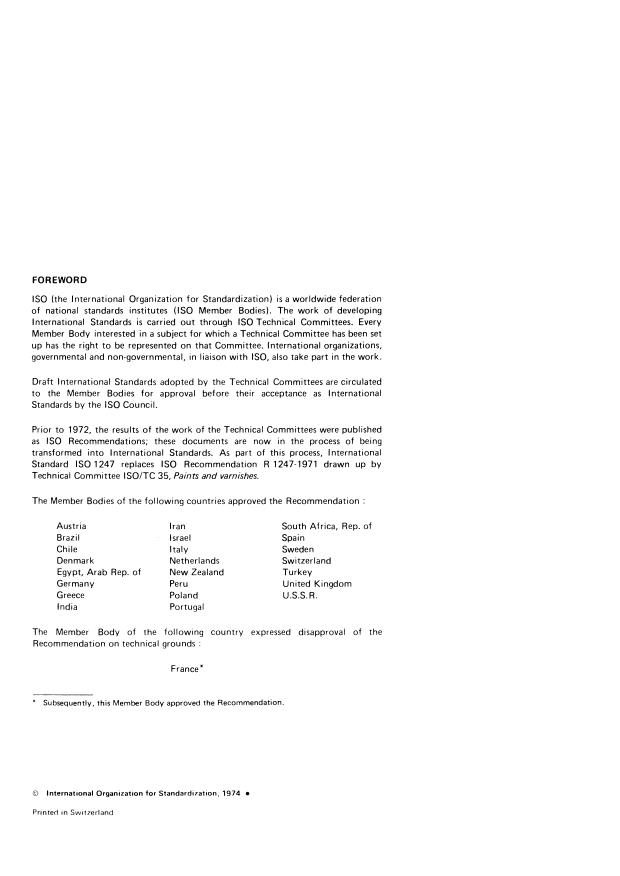 ISO 1247:1974 ISO 1247:1974 - Aluminium pigments for paints - Page 2 preview