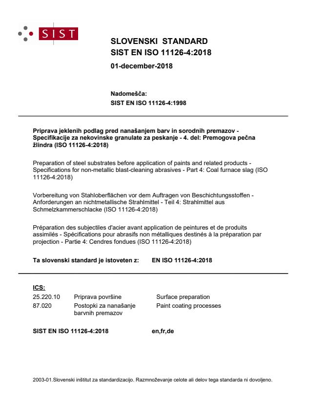 EN ISO 11126-4:2018