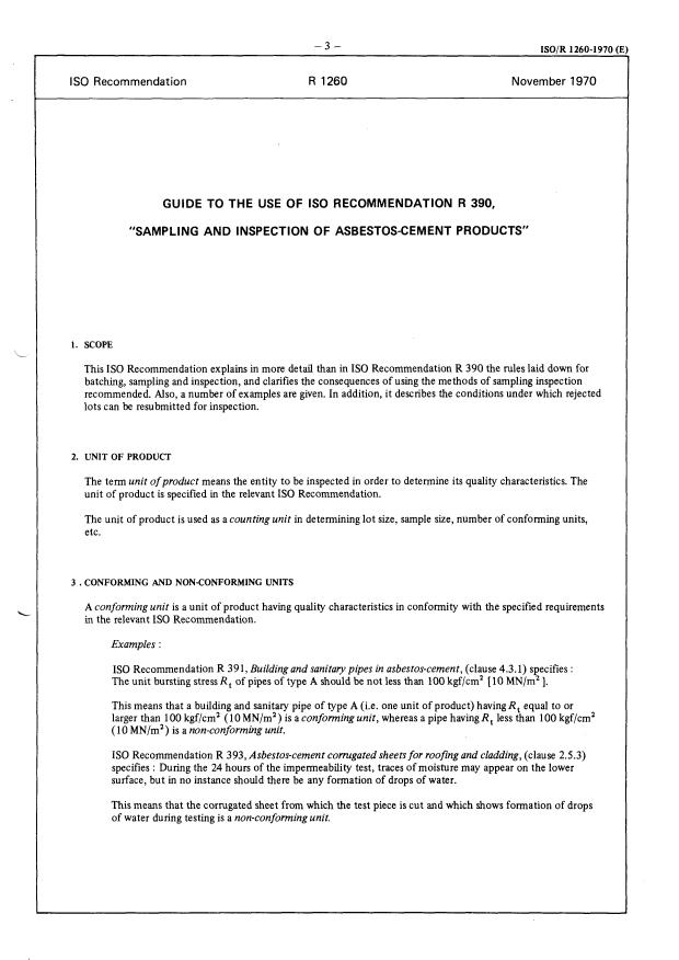 ISO/R 1260:1970 - Withdrawal of ISO/R 1260-1970