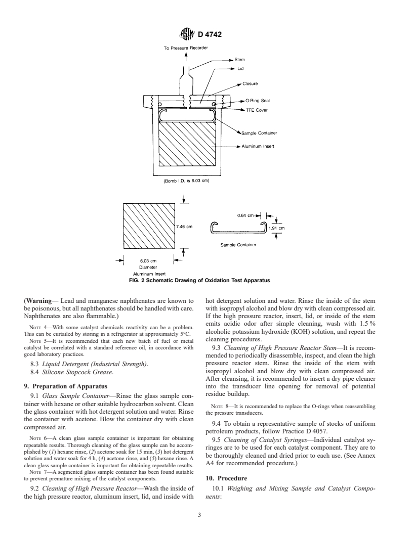 ASTM D4742-02 - Standard Test Method for Oxidation Stability of Gasoline Automotive Engine Oils by Thin-Film Oxygen Uptake (TFOUT)