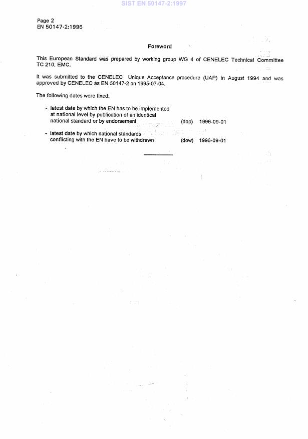 EN 50147-2:1996 EN 50147-2:1997 - Page 4 preview