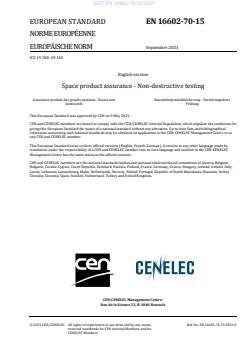 EN 16602-70-15:2021 - BARVE - Page 3 preview