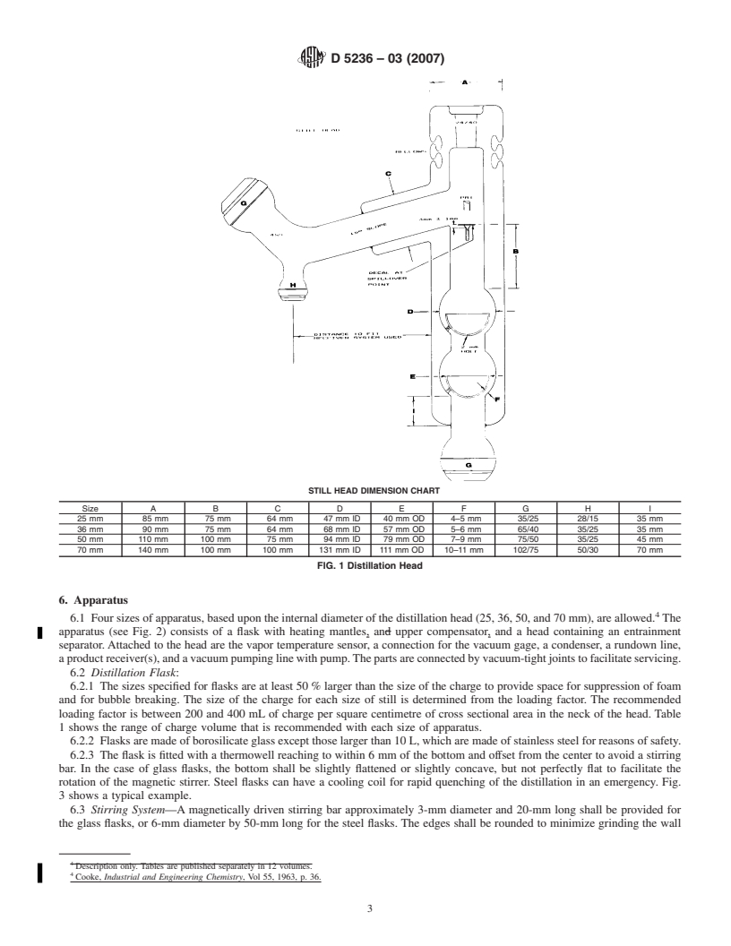 REDLINE ASTM D5236-03(2007) - Standard Test Method for Distillation of Heavy Hydrocarbon Mixtures (Vacuum Potstill Method)