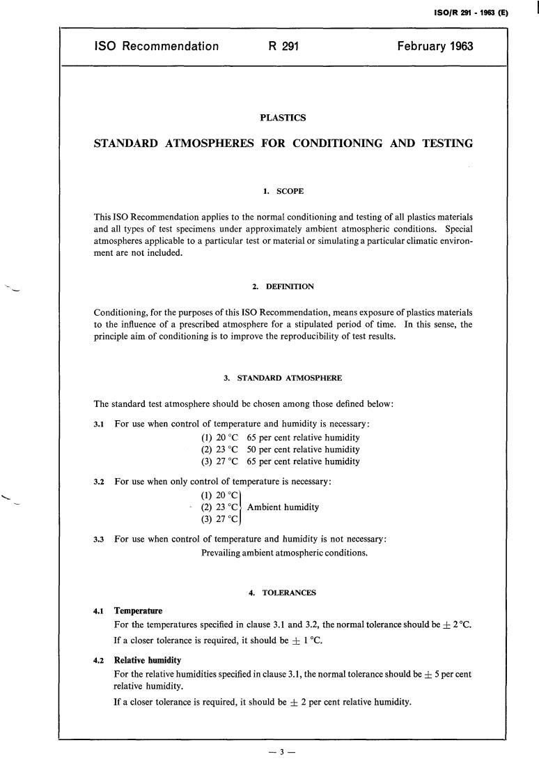 ISO/R 291:1963 - Title missing - Legacy paper document
Released:1/1/1963