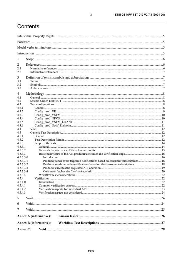 ETSI GS NFV-TST 010 V2.7.1 (2021-06) - Network Functions Virtualisation (NFV) Release 2; Testing; API Conformance Testing Specification