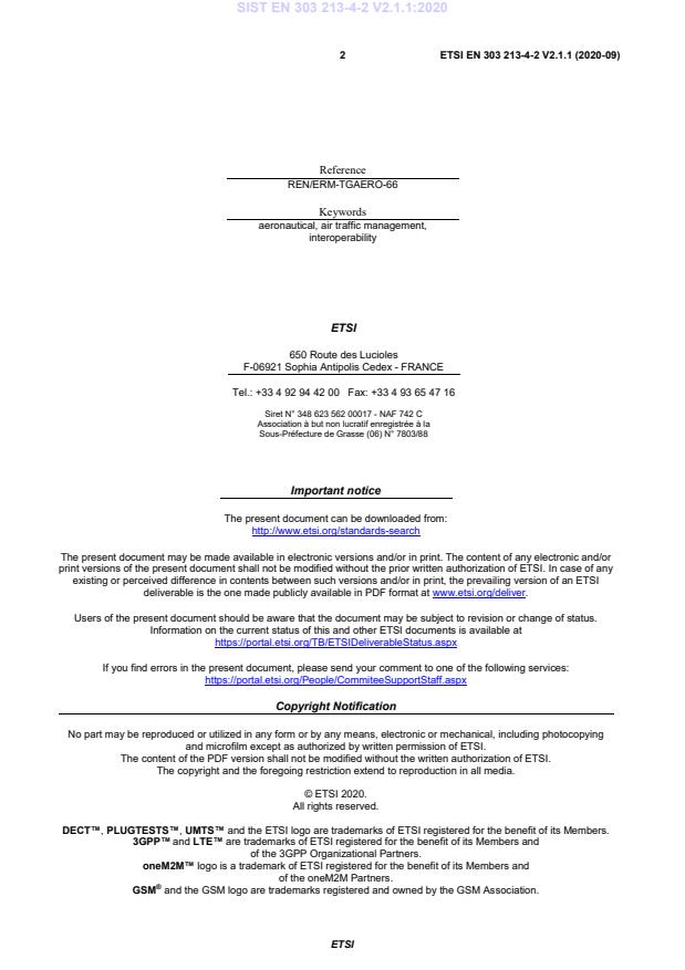 SIST EN 303 213-4-2 V2.1.1:2020 SIST EN 303 213-4-2 V2.1.1:2020 - Page 4 preview