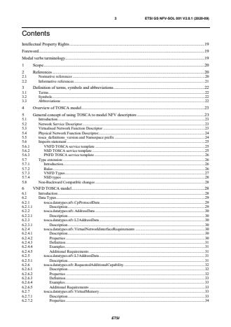 ETSI GS NFV-SOL 001 V2.8.1 (2020-09) - Network Functions Virtualisation (NFV) Release 2; Protocols and Data Models; NFV descriptors based on TOSCA specification