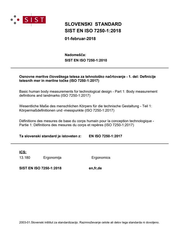 EN ISO 7250-1:2018 - BARVE