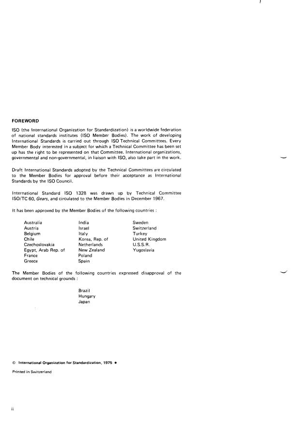 ISO 1328:1975 ISO 1328:1975 - Parallel involute gears -- ISO system of accuracy - Page 2 preview