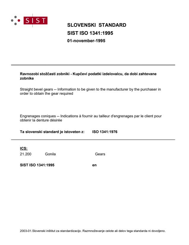 ISO 1341:1995