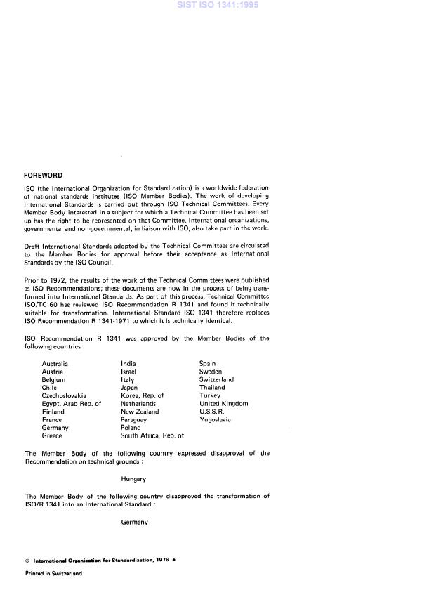 ISO 1341:1976 ISO 1341:1995 - Page 4 preview