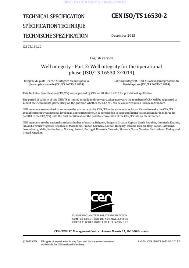 CEN ISO/TS 16530-2:2015 TS CEN ISO/TS 16530-2:2016 - BARVE - Page 3 preview