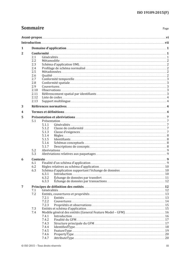 ISO 19109:2015 - Information géographique -- Règles de schéma d'application