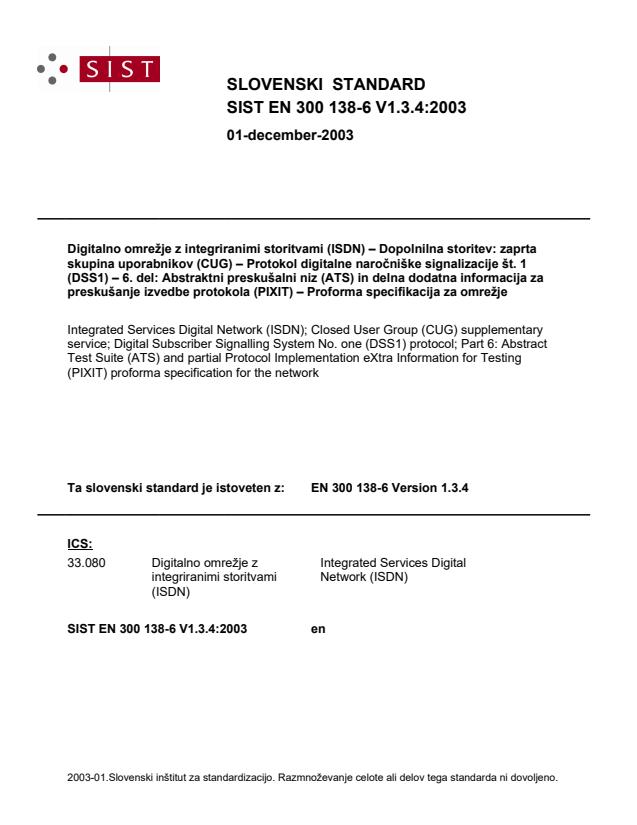 EN 300 138-6 V1.3.4:2003
