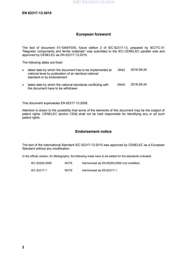 SIST EN 62317-13:2016 SIST EN 62317-13:2016 - Page 4 preview