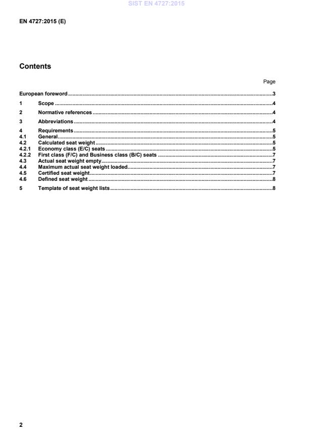 EN 4727:2015 EN 4727:2015 - Page 4 preview