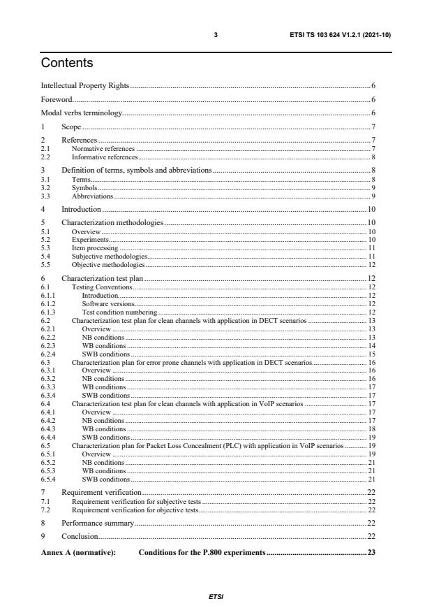 ETSI TS 103 624 V1.2.17 (2020-02) - Characterization Methodology and ...