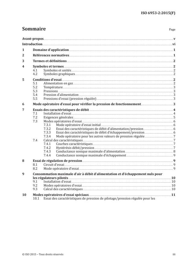 ISO 6953-2:2015 - Transmissions pneumatiques -- Régulateurs de pression et filtres-régulateurs pour air comprimé