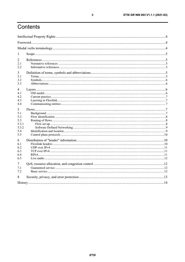 ETSI GR NIN 003 V1.1.1 (2021-03) - Non-IP Networking (NIN); Flexilink network model